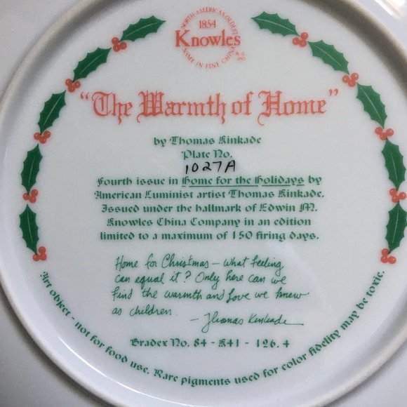 Collectors Plate - Picture 3 of 3